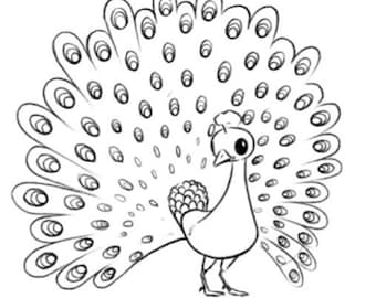Peacock Story Colouring Pages, Chicken Colouring Sheets, Educational Resources, Resources For Kindergarten, Resources For Early Years