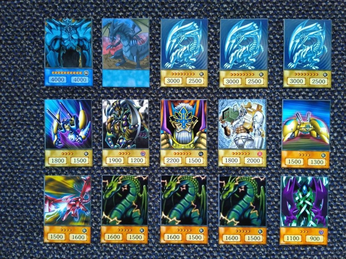 YuGiOh Anime Cards Make Your Own Deck Etsy