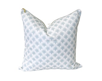 Cover Only | Blue Pinecone | Designed by Danika Herrick | Grandmillennial Accent Pillow