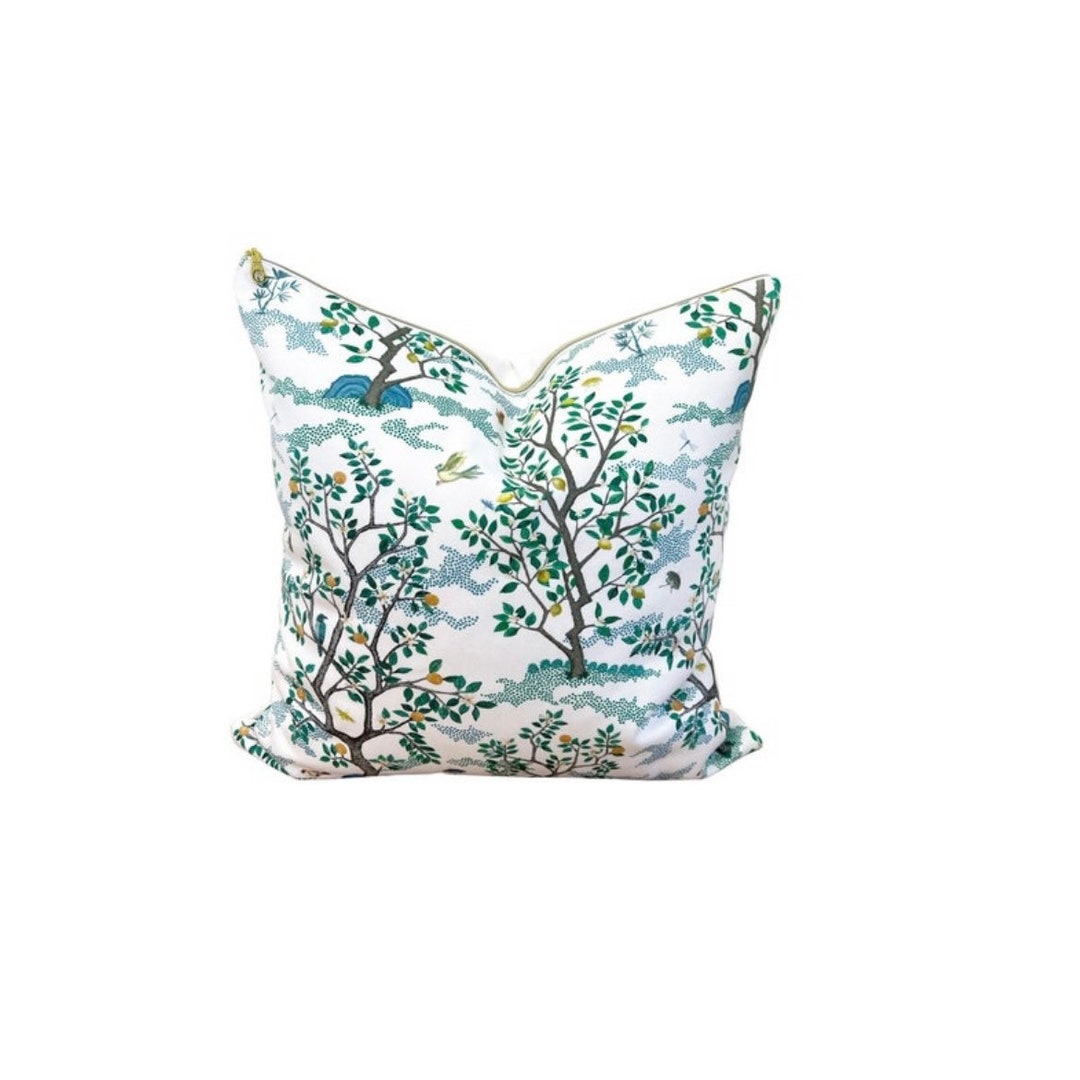 INCLUDES INSERTS 15x15 Citrus Grove Toile Designed by Danika Herrick