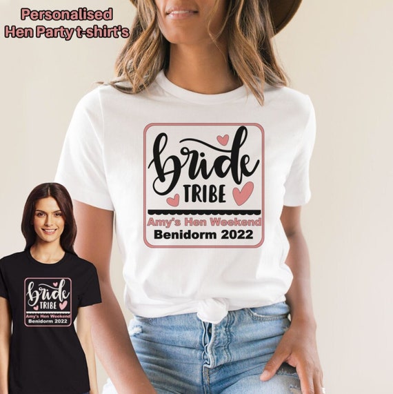 Personalised Hen Party T-shirts Bride 