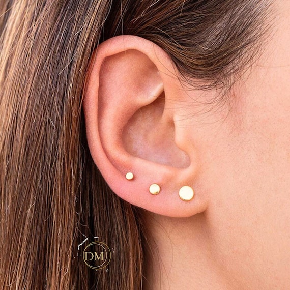 Tiny Stud Earrings, Gold Stud Earrings, Mismatched Earrings, 2mm Silver  Stud Earrings, Small Stud Earrings Set, Post Earrings, Tiny Earrings - Etsy