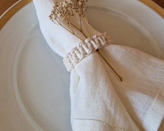 Napkin ring - macrame