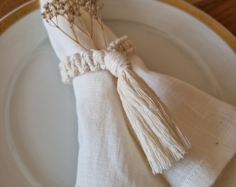 Napkin ring - knot - macrame