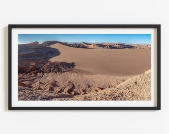 The Great Dune, Photo Print, Chile, Atacama Desert, Valle de La Luna, Outdoor Photography, Landscape Poster, Panorama Picture, Home Decor