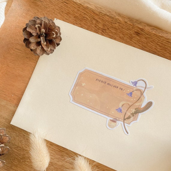 Bluebell Address Labels Sticker Pack Sticker Flakes Address Etsy UK