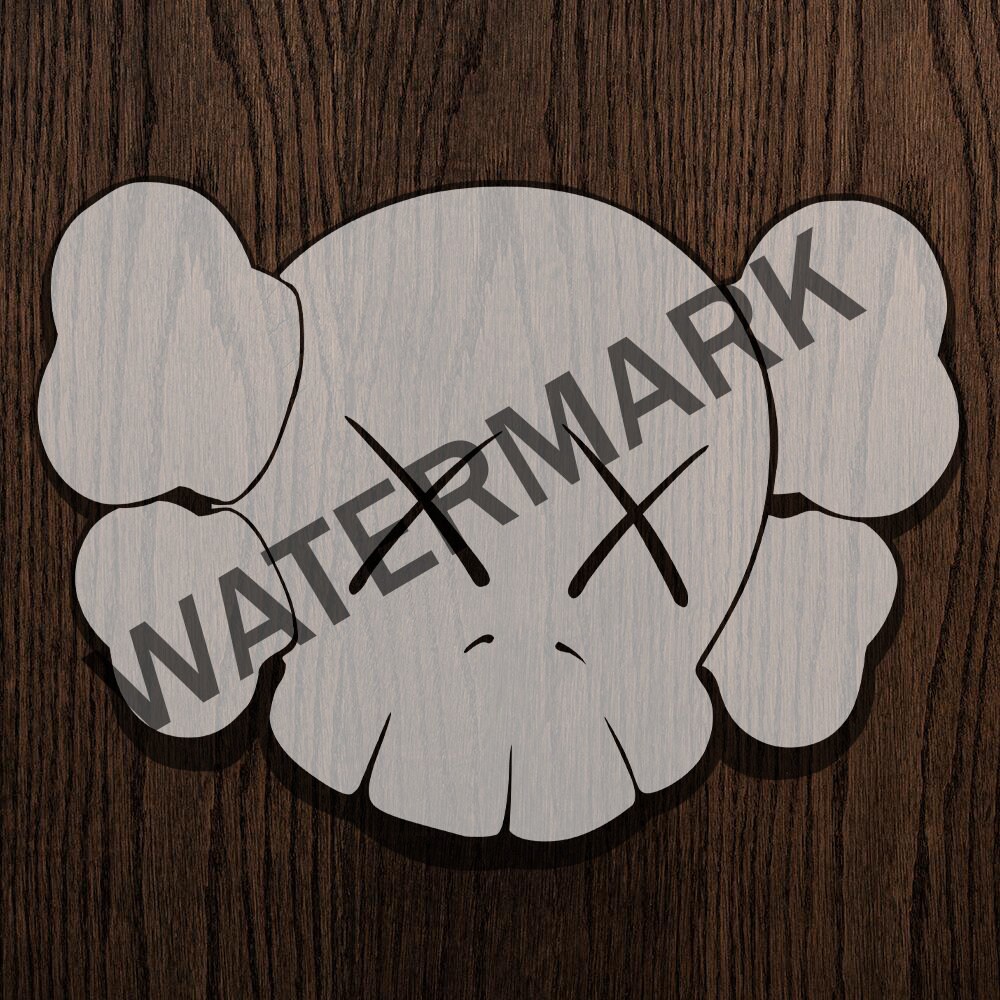 HD Kaws Head Logo 300 ppi 4147x3091 32bit PNG Etsy