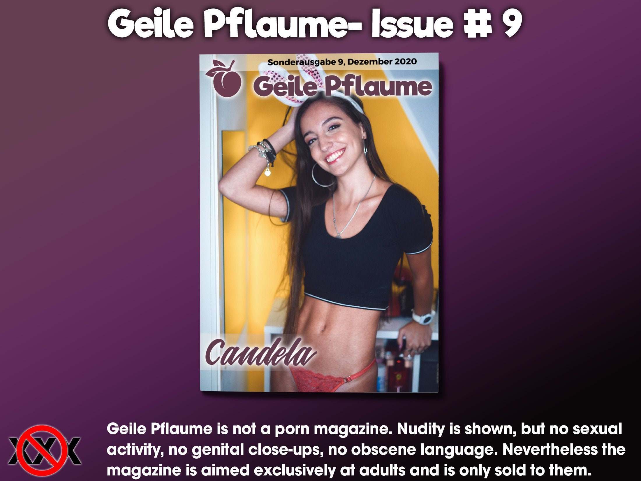 Geile Pflaume Magazine Numero 9 Candela rivista erotica foto foto