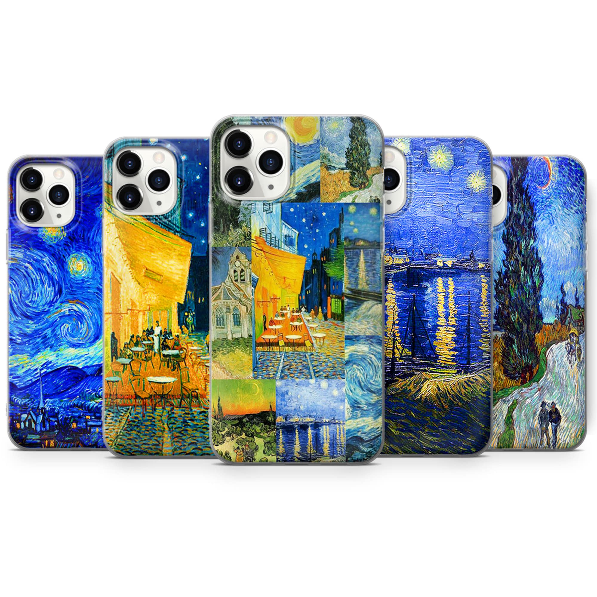 Van Gogh Phone Case Starry Night Case for iPhone 13 Pro, 11 Pro, 12, XR, XS, 8, 7