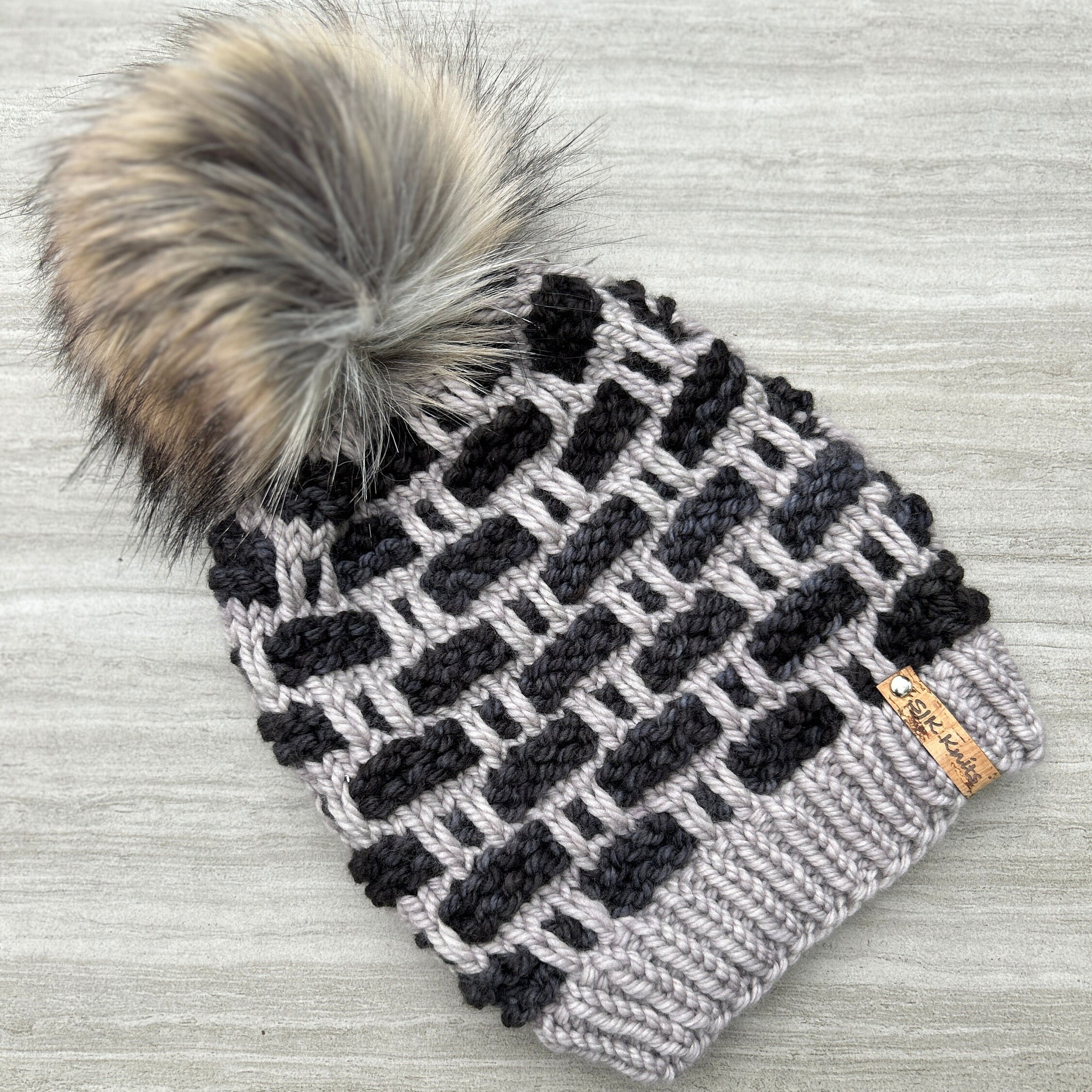 Draughts Beanie / Womens Wool Hat / Weird Sheep / Socal Made
