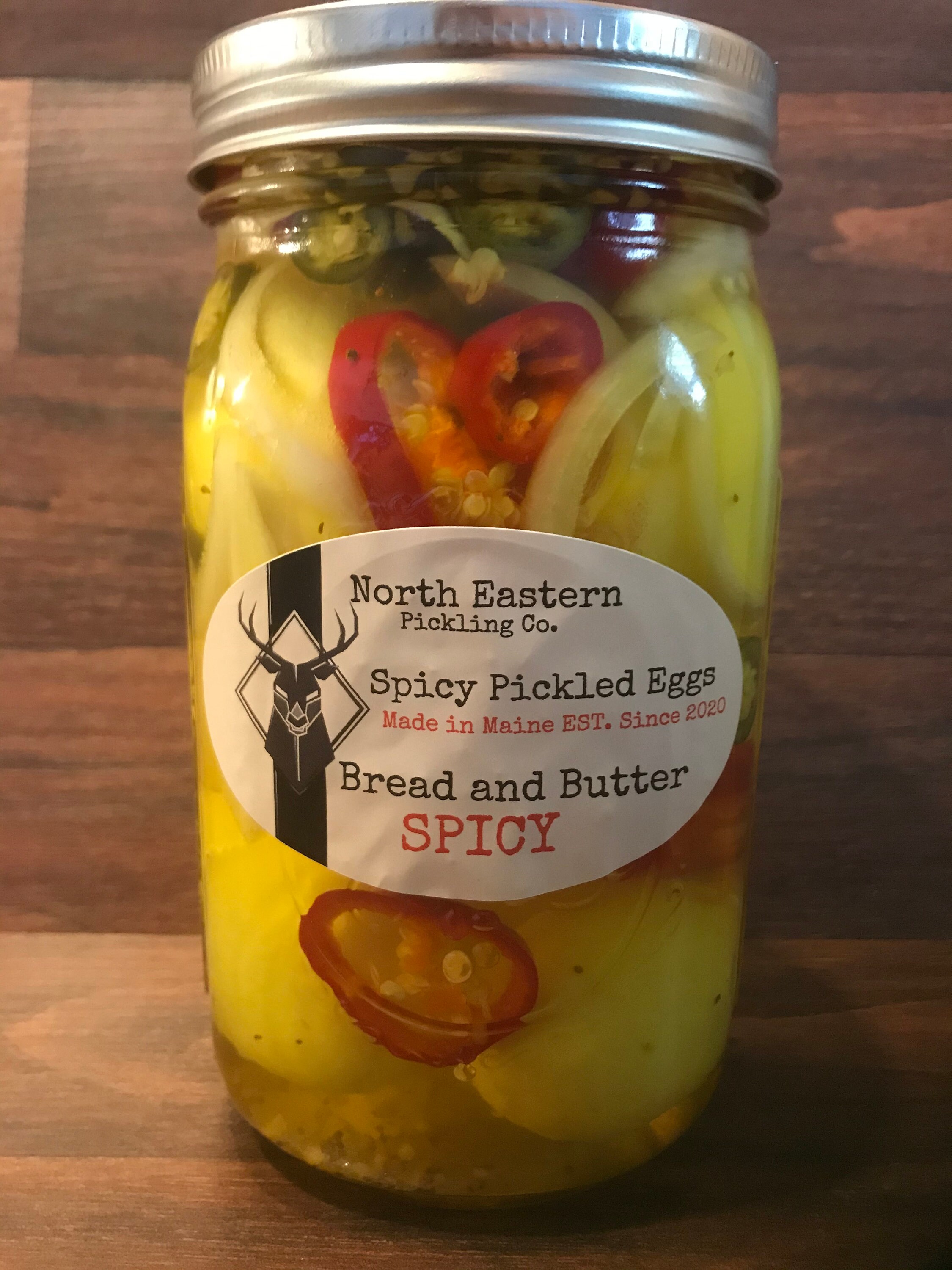 Spicy Bread and Butter Pickled Eggs Etsy