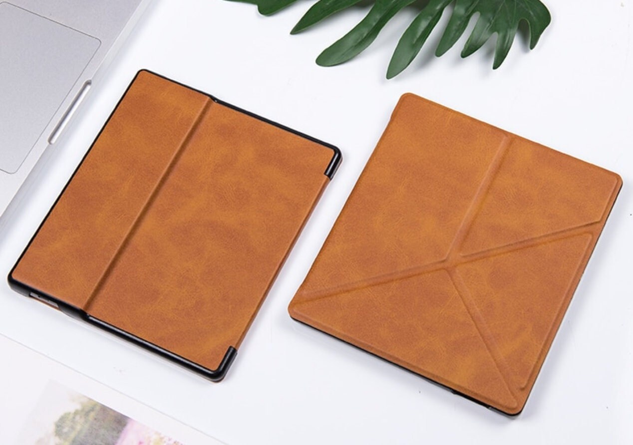 Origami Case for Kindle Oasis 2019, PU Leather Stand Cover for