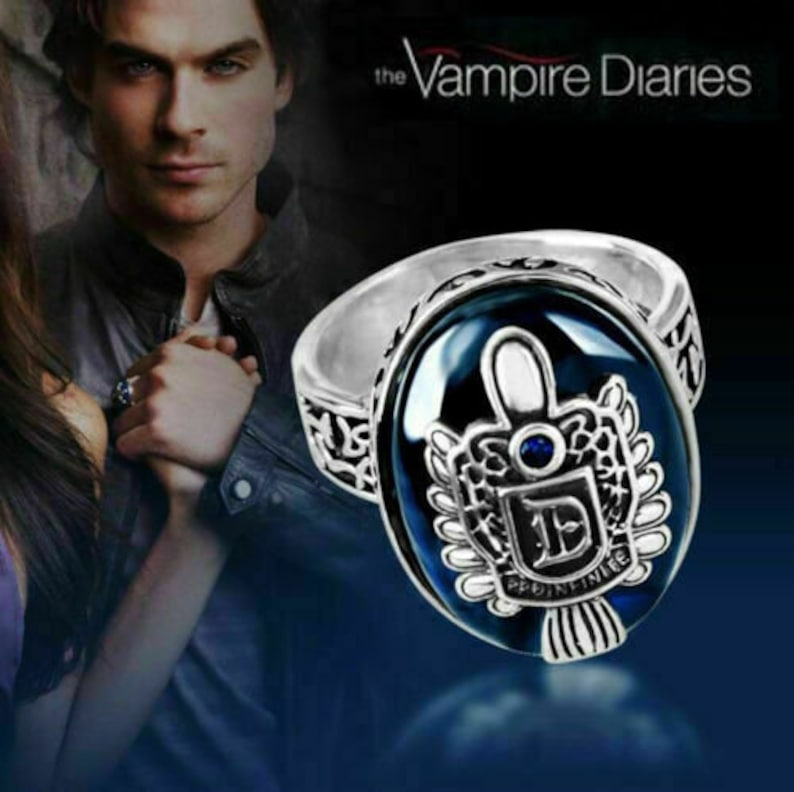 The Vampire Diaries Damon Salvatore Lapis Daylight Ring Etsy.de