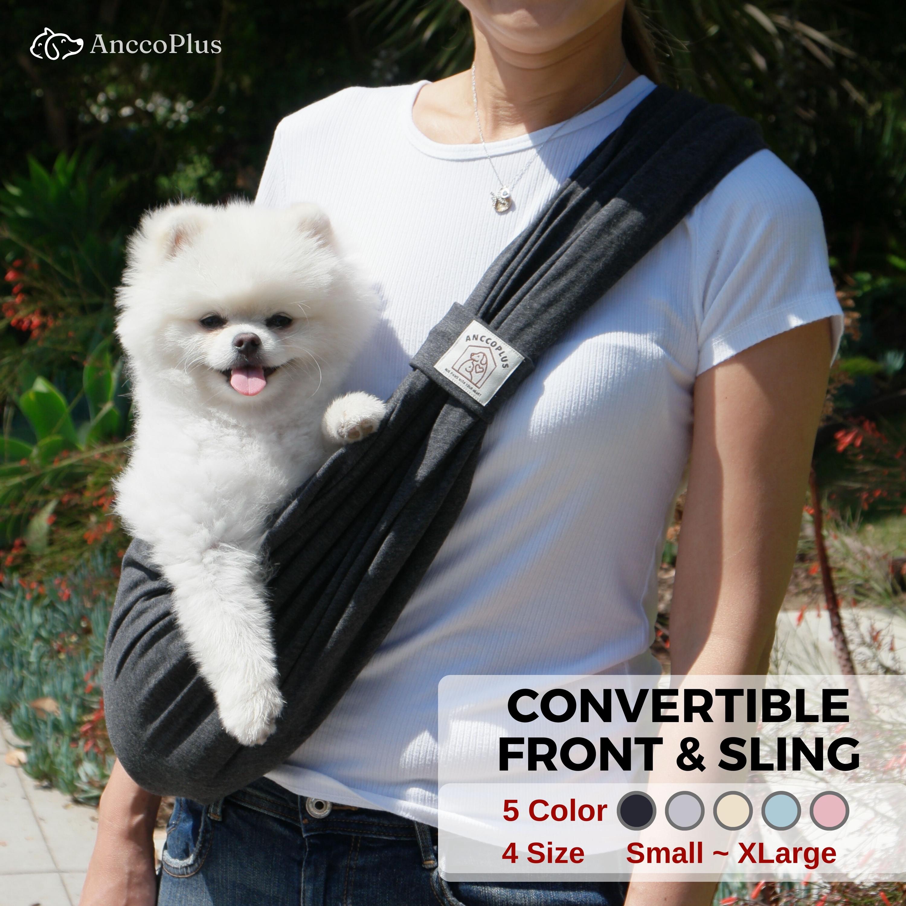 Convertible Dog Sling Carrier Pet Sling Cat Carrier Front and Sling Design Premium Cotton Stylish Dog Carrier Dog Carrier Sling Etsy Australia