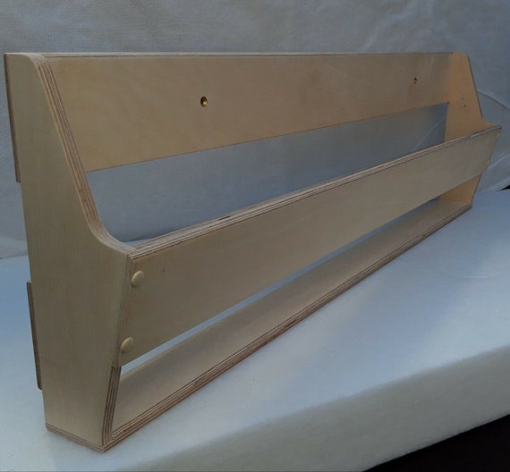 Wall Mounted Shoe Rack storage Unit bare Birch Plywood You Apply