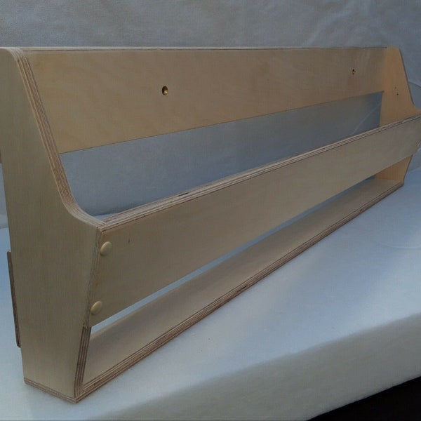 Wall Mounted Shoe Rack/Storage Unit - (bare birch plywood - You apply the surface finish of your choice)