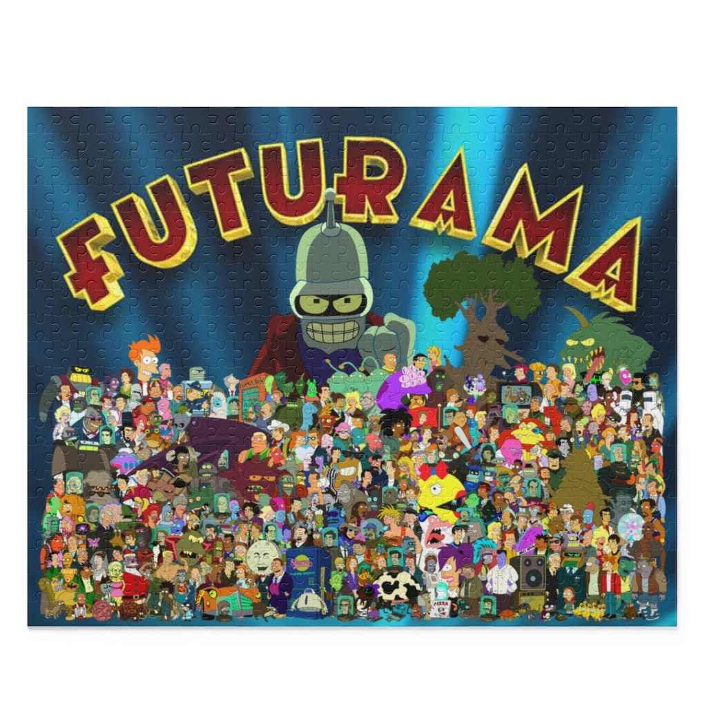 All Futurama Puzzle 120 252 500piece Etsy