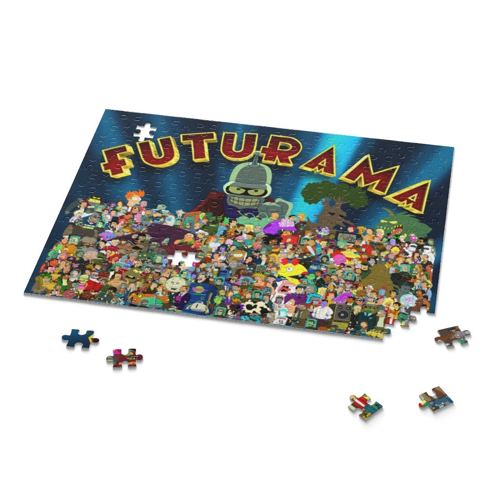 All Futurama Puzzle 120 252 500piece Etsy