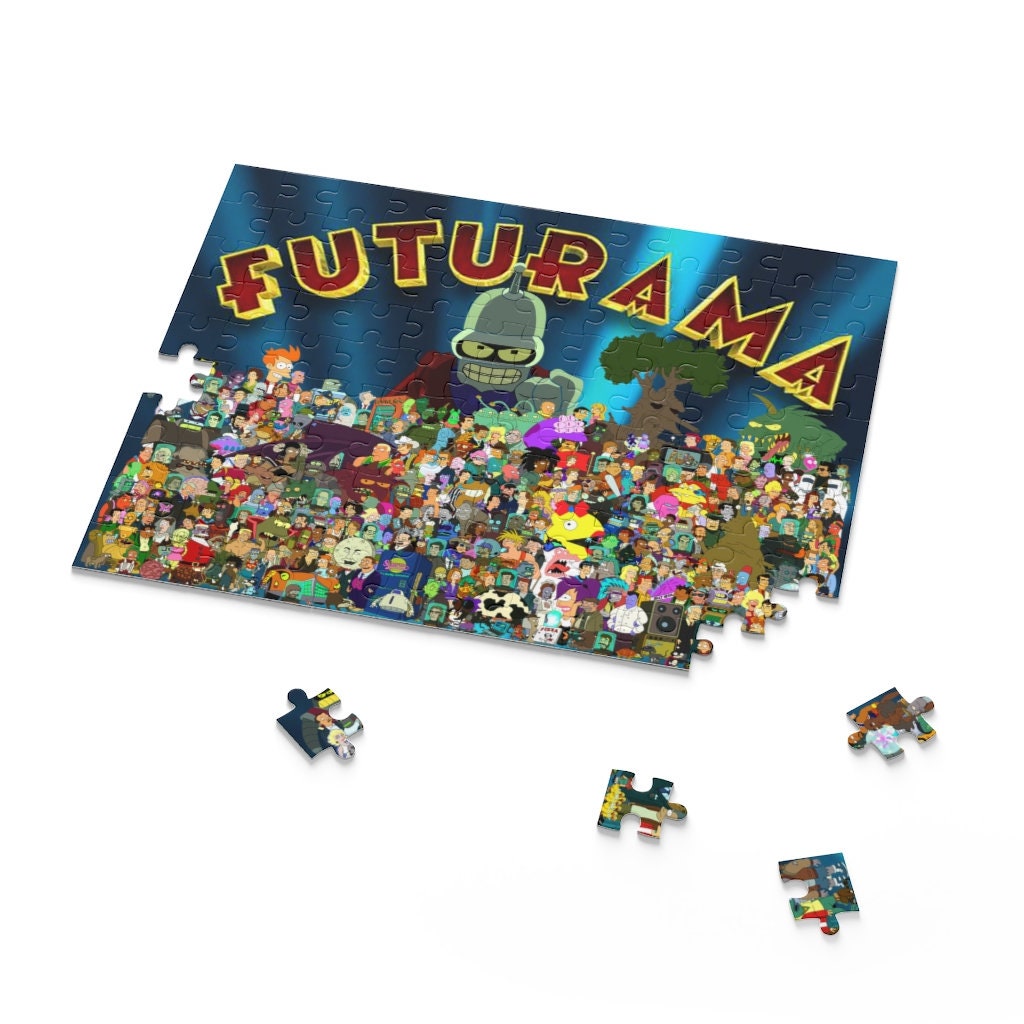 All Futurama Puzzle 120 252 500piece Etsy