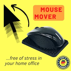 Mouse rest with mouse wiggler, mouse mover, home office, stress-free, jiggler