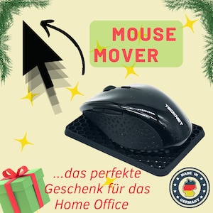 Mouse tray with mouse wiggler, mouse mover, home office, stress-free, jiggler