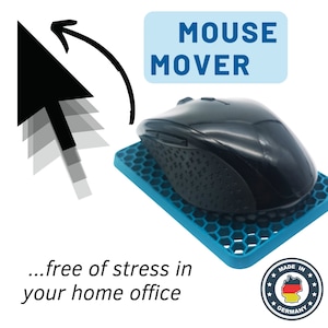 Mouse rest with mouse wiggler, mouse mover, home office, stress-free, jiggler