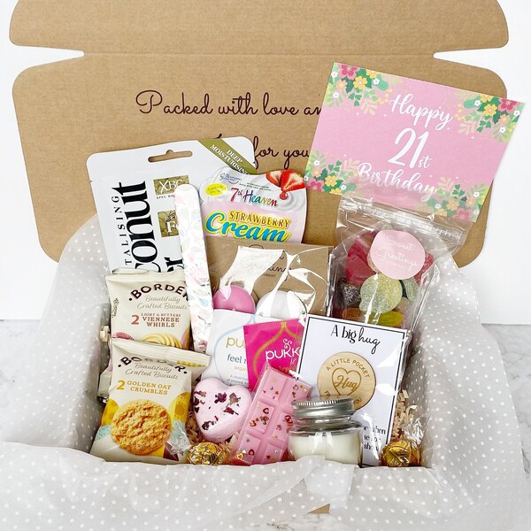 21st Birthday Hamper Etsy UK