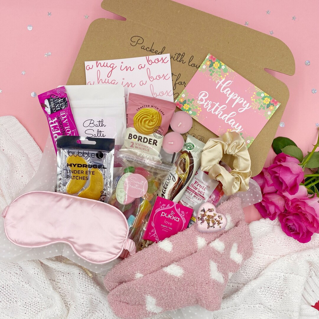 Personalised Self Care Pamper Hamper Gift Box For Her - Birthday, Spa Present