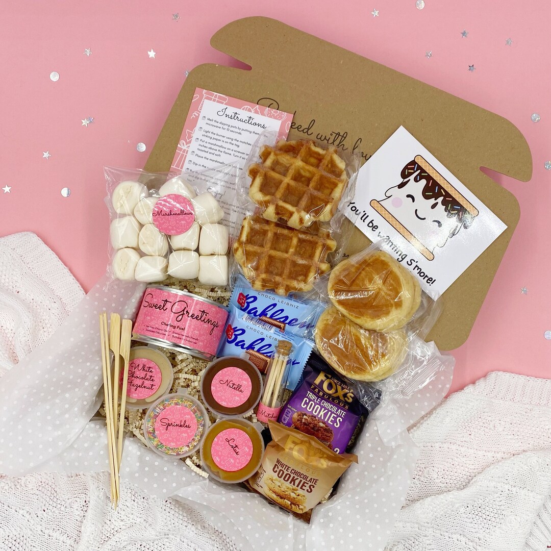 S'mores & Chocolate Fondue Kit, Movie Night, Family, Hamper, Treat, New Home, Smores, Toasting