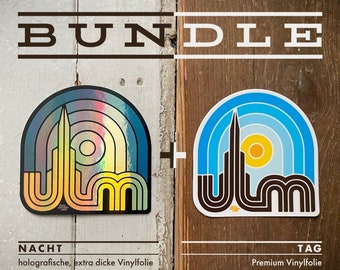 Ulm sticker • day & night bundle •