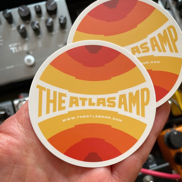 The Atlas Amp Sticker