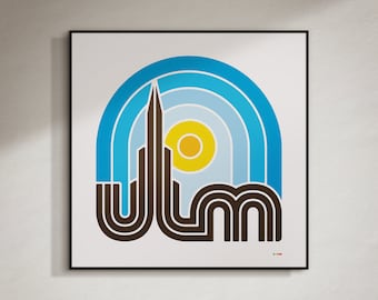 Ulm (day) square Poster