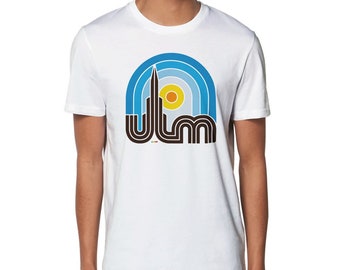 Ulm (Tag) T-Shirt White or Black / Organic Cotton / Crew Neck / Unisex