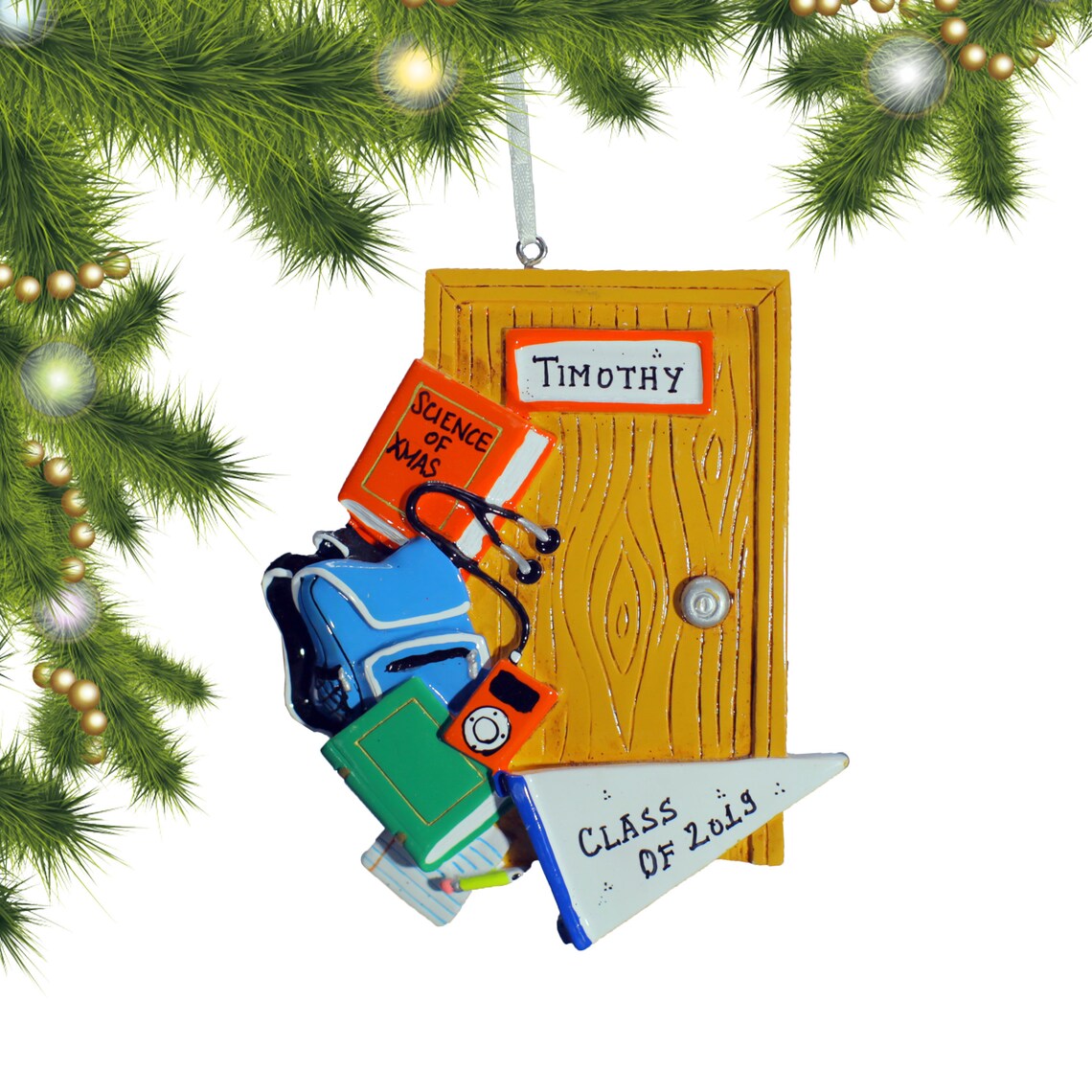 Graduation Dorm Personalized Christmas Tree Decoration | Etsy