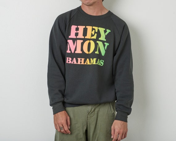 Vintage Sweatshirt / 90s Bahamas Sweatshirt / Hey… - image 1