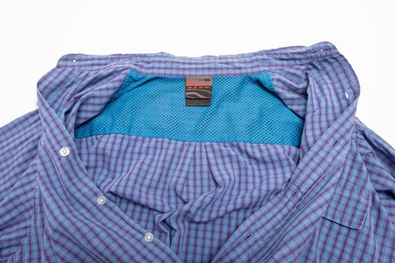 Vintage Plaid Button Up / y2k Vans Shirt / Medium - image 4