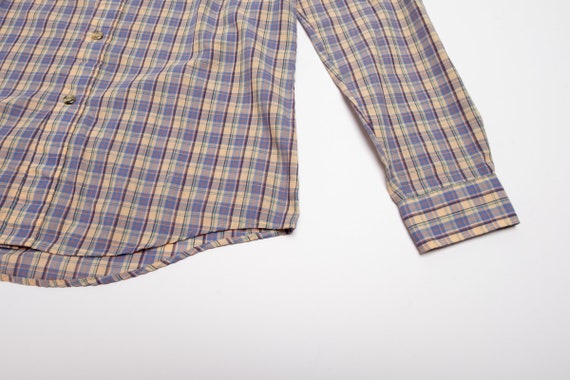 Vintage Levis Shirt / 70s Plaid Button Up Shirt /… - image 7