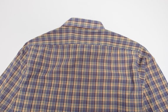 Vintage Levis Shirt / 70s Plaid Button Up Shirt /… - image 8