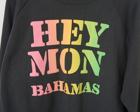 Vintage Sweatshirt / 90s Bahamas Sweatshirt / Hey… - image 4