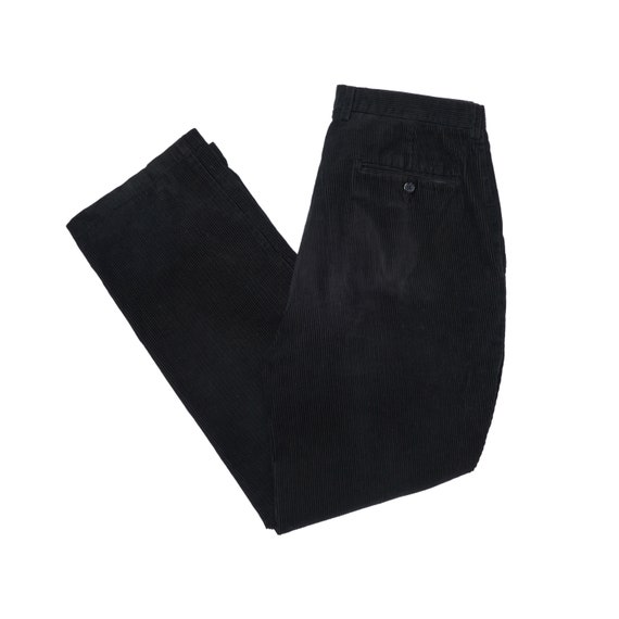 90s Corduroy Pants / Claiborne Cord Trosers / Mens
