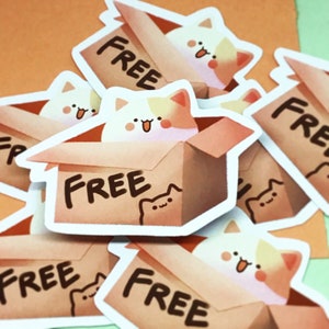 Free Kitty Sticker
