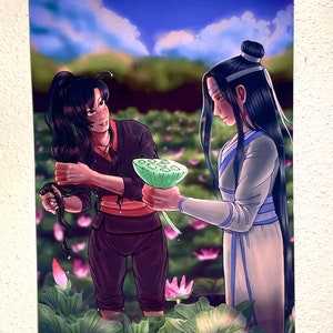 DraggmePartty Anime Mo Dao Zu Shi Poster Figure Wall Art Painting