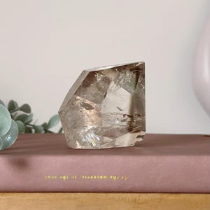 Natural Smoky Quartz Freeform from Brazil, Smoky Quartz Point, Smoky Quartz Crystal, 231g