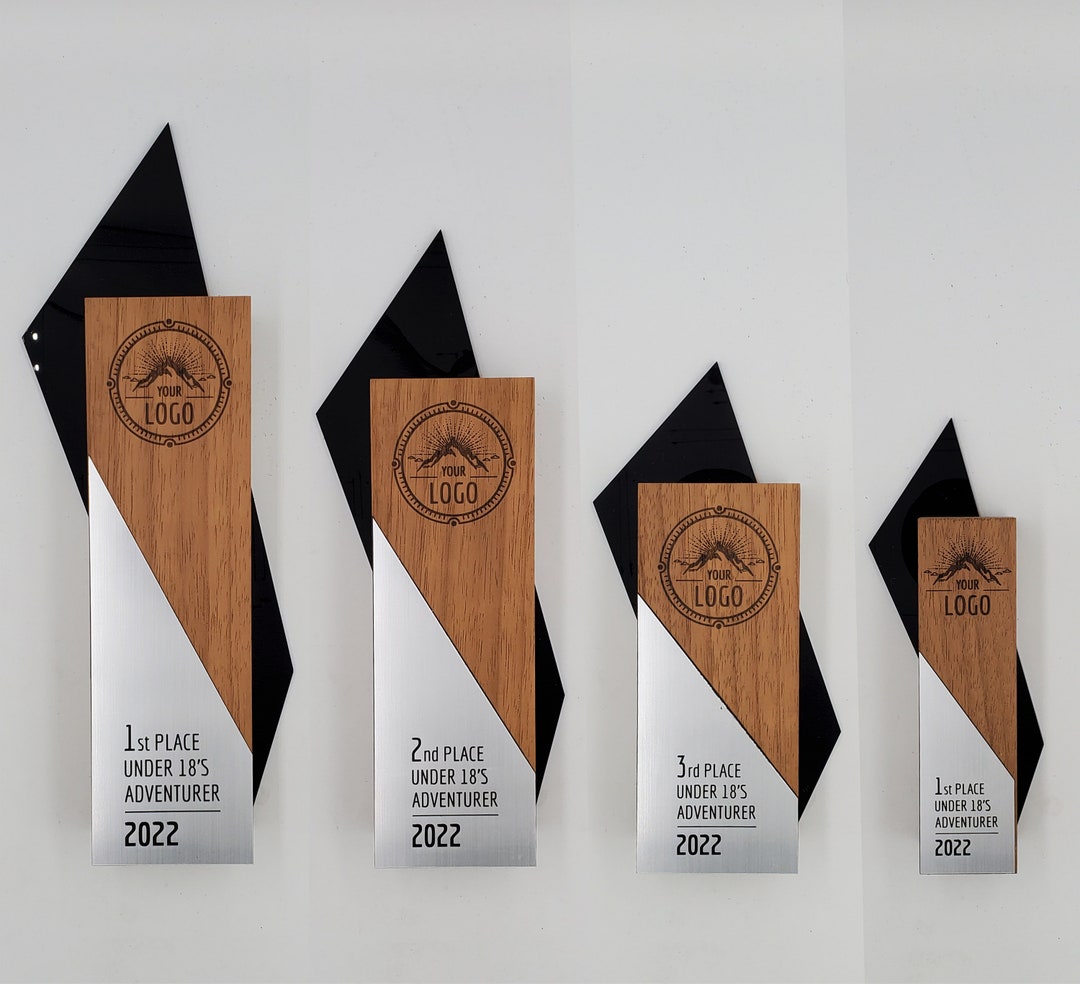 Personalised Wooden Trophy Kite Award Personalized Bespoke Etsy