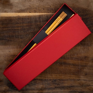 Cadeaudoosje voor eetstokjes - Perfect voor gepersonaliseerde eetstokjes als uniek cadeau - Unieke eetaccessoires voor Aziatische fijnproevers