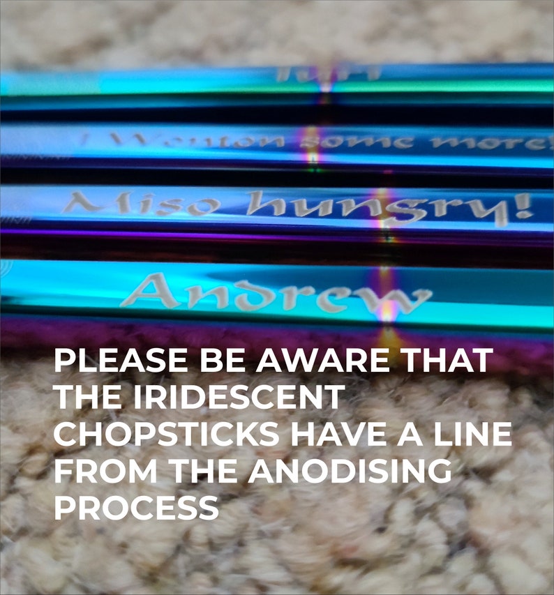 Personalised Japanese Metal Chopsticks Gift Wedding Chinese Etsy UK