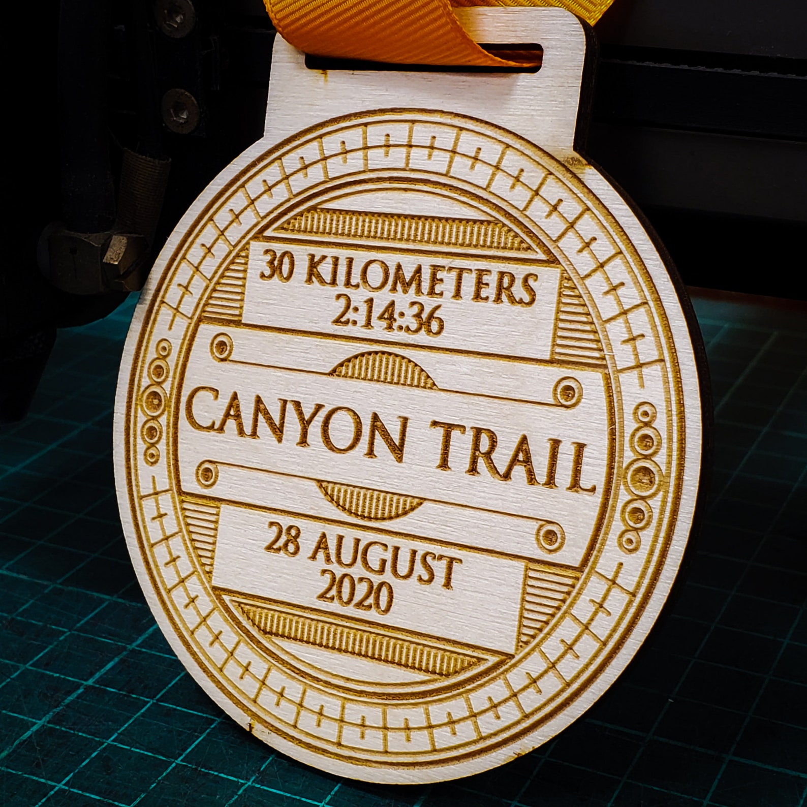 Medalla de madera personalizada 14 Sport Custom Medals Race Etsy