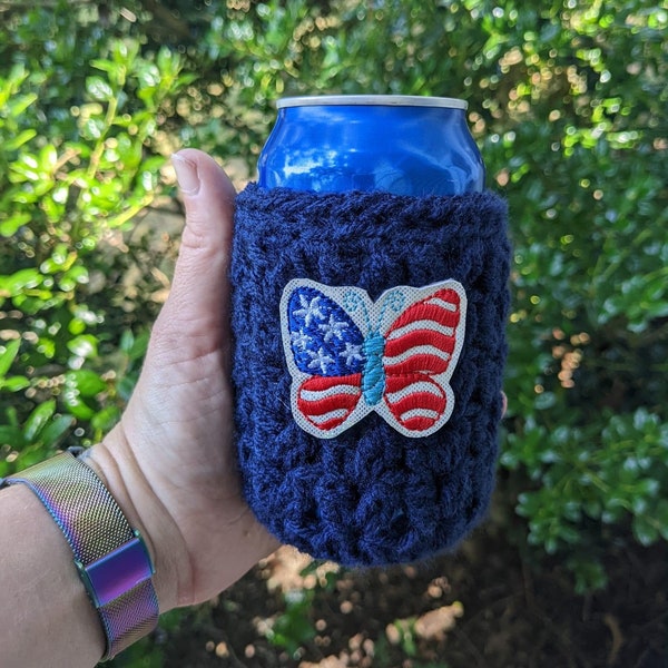 Regular Can Cozy Crochet Pattern; Easy