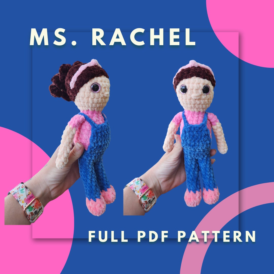 Ms. Rachel Crochet Pattern PDF Low Sew Etsy