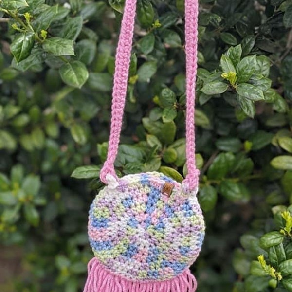 MINI Baby/Toddler/Girl Boho Purse Crochet Pattern
